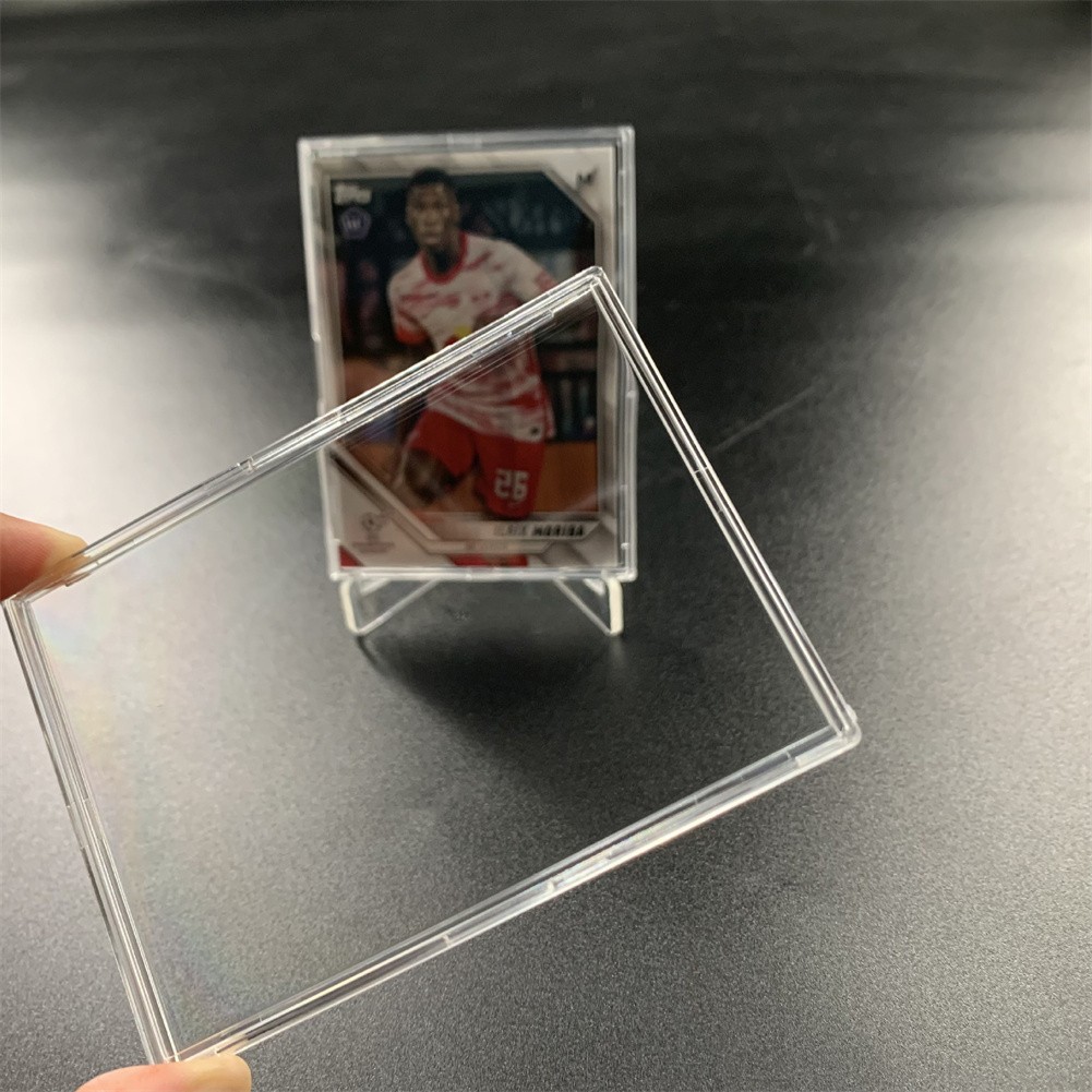 5-100Pcs Card Holder For Baseball Trading Sports Cards 35PT Hard Case Protector