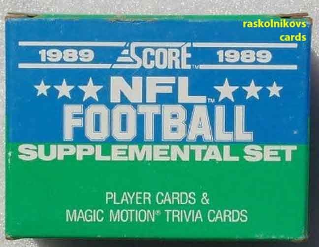1989 Score SUPPLEMENTAL #331S-440S Your Choice $2 or 2 Card Minimum YOU PICK!