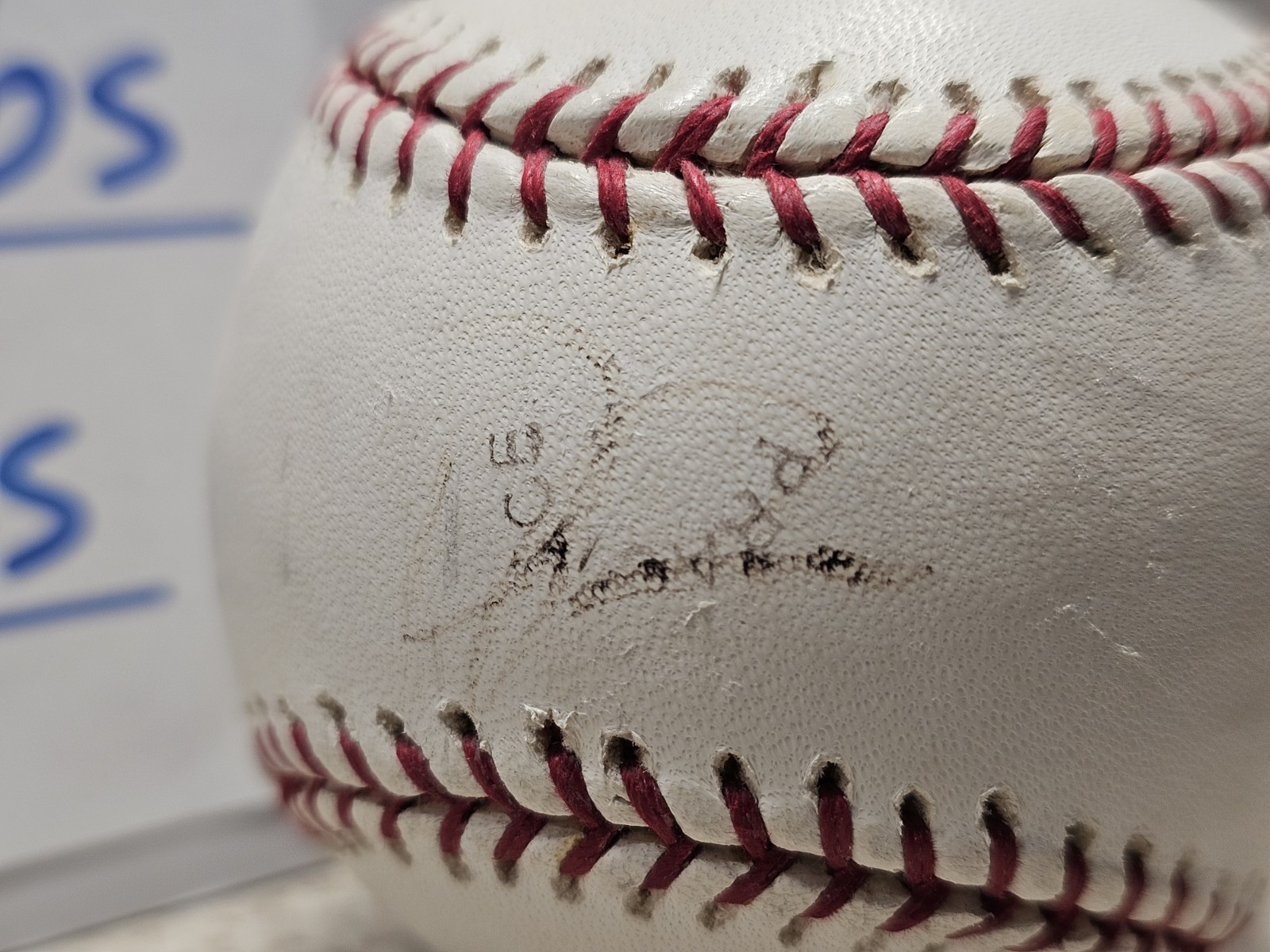 Rawlings Faint Autographed Baseball Unknown No COA