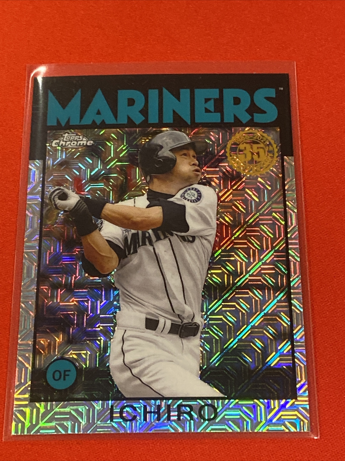 2021 Topps Series 1 ICHIRO Silver Pack 1986 Chrome Ref Mariners #86BC-78