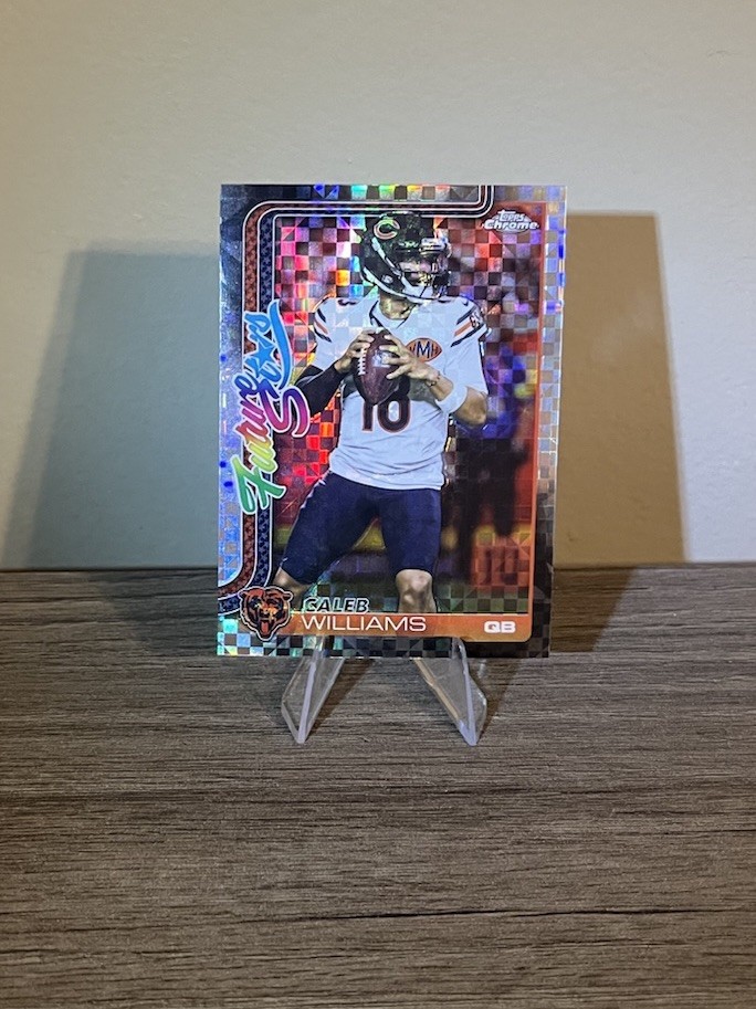 2025 Topps Chrome – Future Stars Caleb Williams #FS-1 X-Fractor