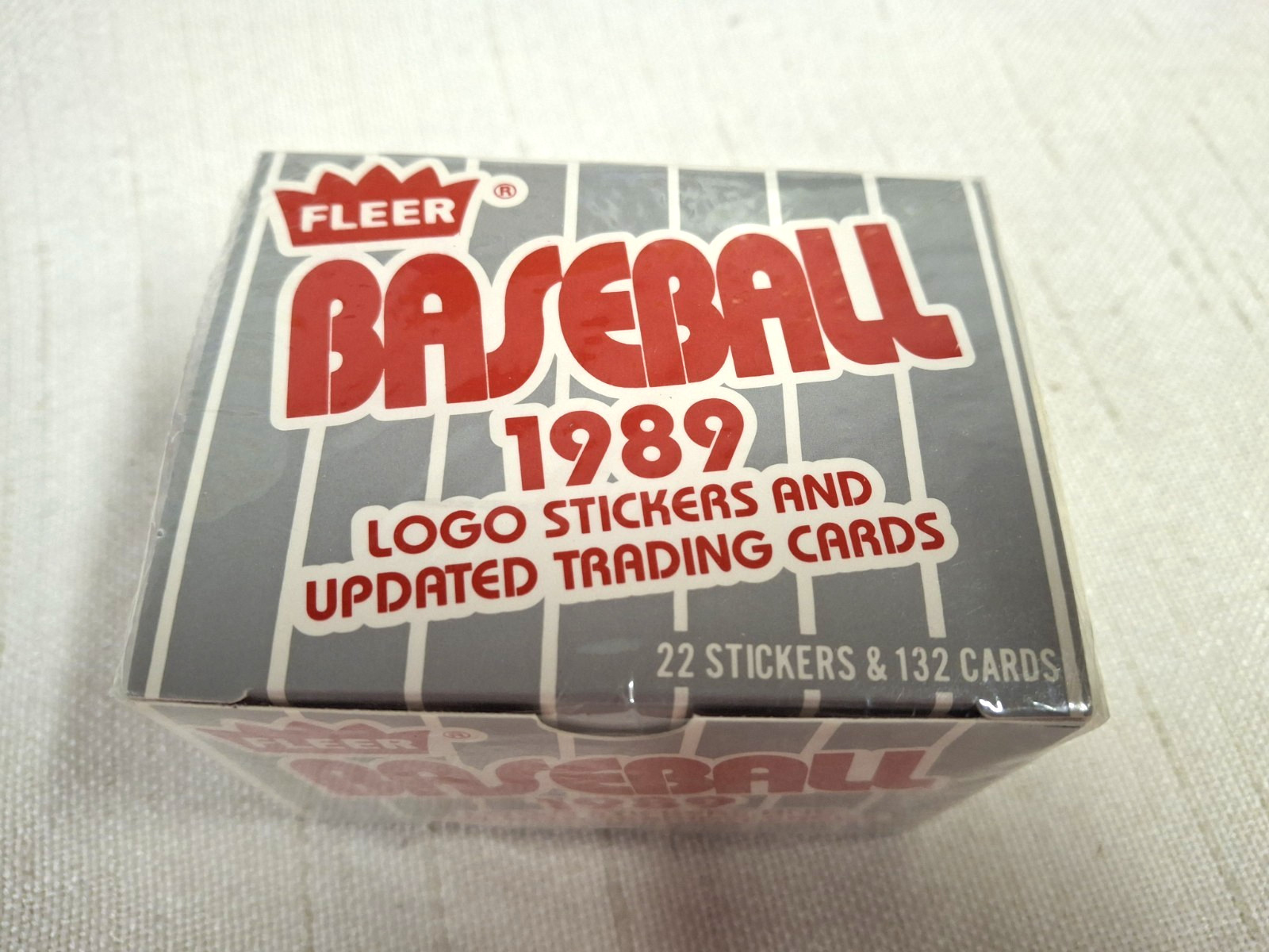 1989 FLEER MLB Baseball~Logo Sticker & Updated Trading Card Set ~Factory Sealed