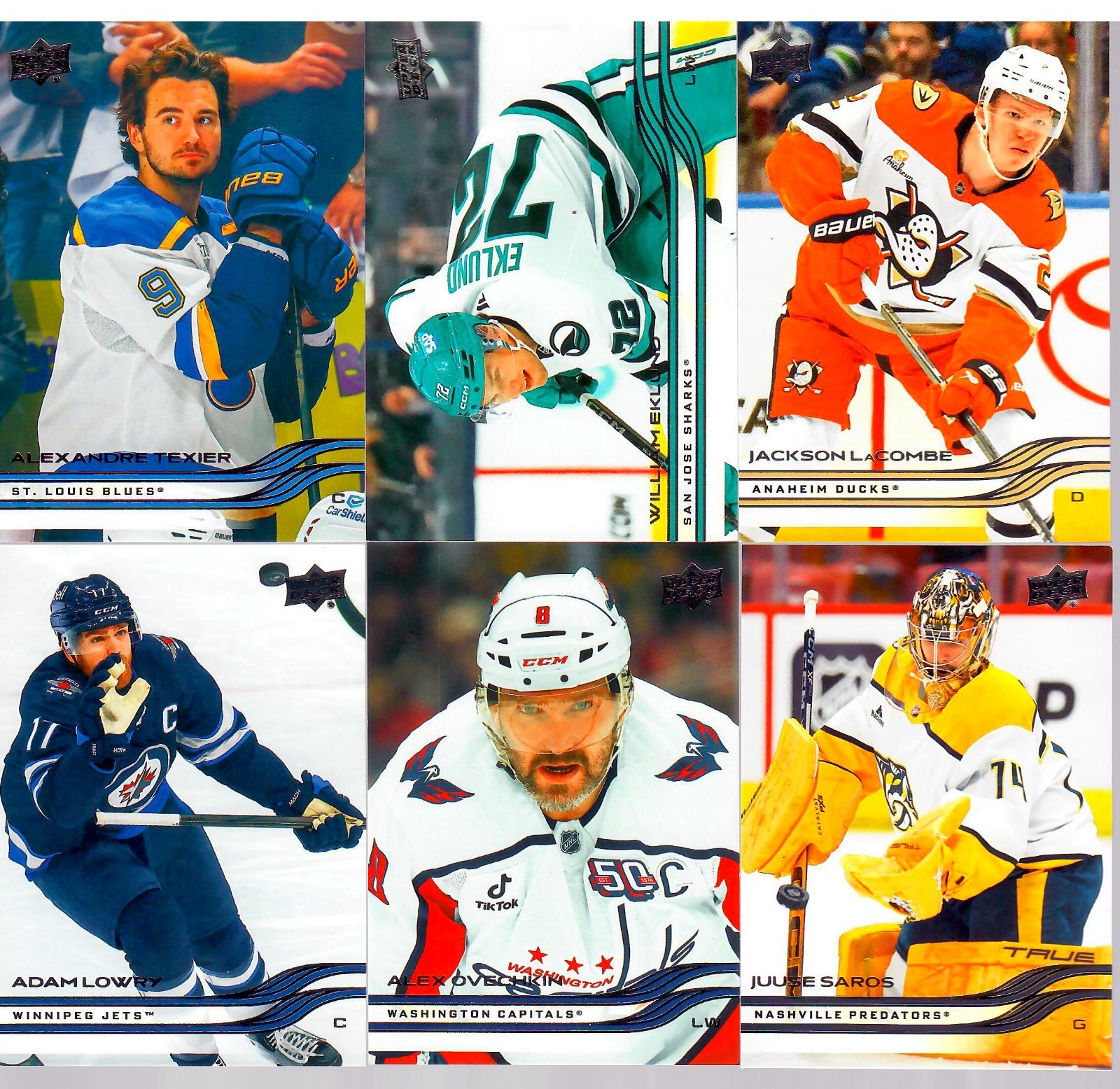 Single Card – 2025-26 Upper Deck Series Two Hockey Base Card – You Pick!
