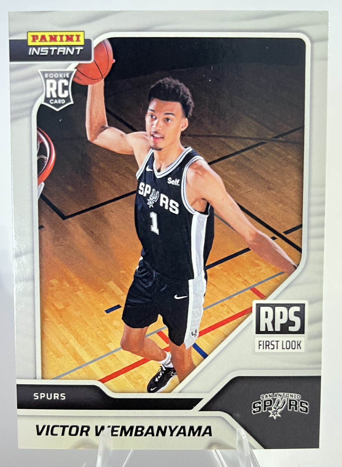 2023 Panini Instant Victor Wembanyama Rookie /16791 RC – 1st Card Spurs Jersey
