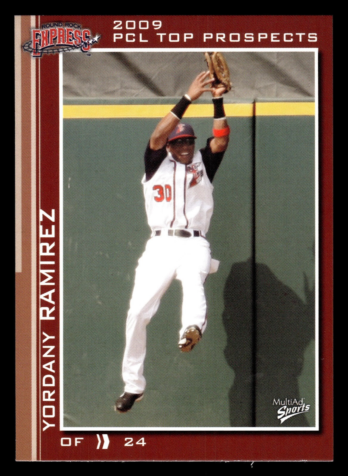 2009 MultiAd Pacific Coast League Top Prospects PCL AAA #30 Yordany Ramirez
