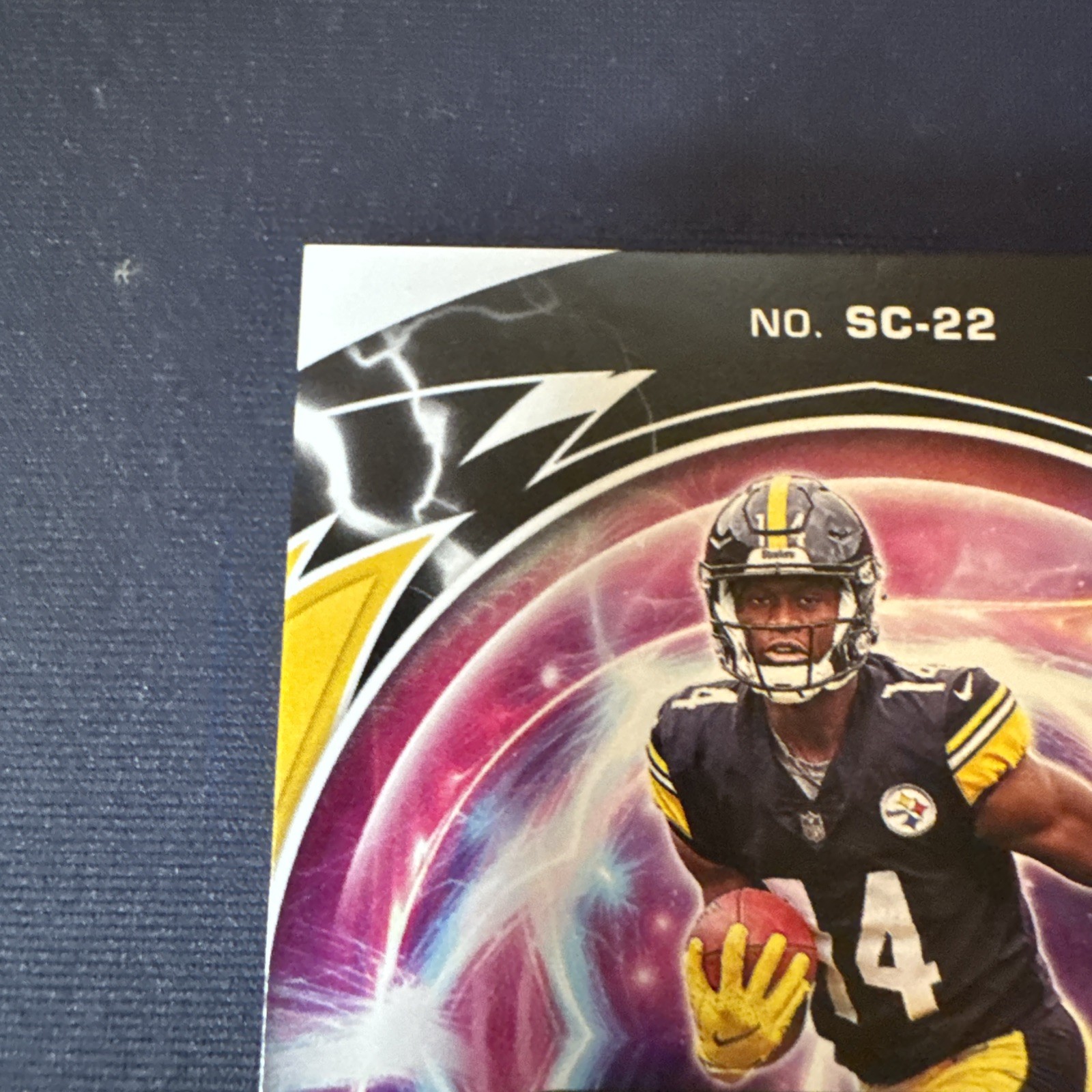 2022 Panini Elements George Pickens Rookie RC 1/1 Swoosh NFL Shield One Of One