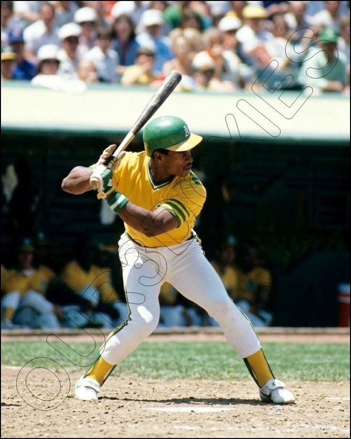 Rickey Henderson Photo 8X10 – 1980 Topps Card Photo A’s Rookie FREE SHIPPING