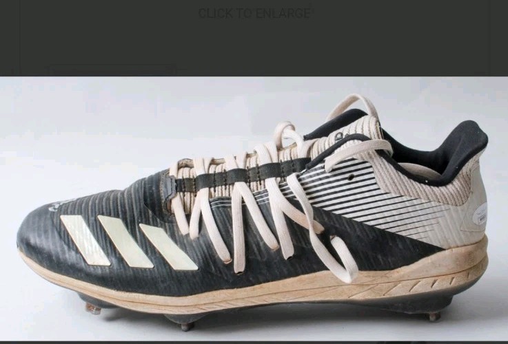 Aroldis Chapman Signed Adidas GAME USED Autographed Baseball Cleat JSA COA Note