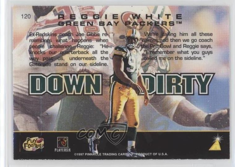 1997 Pinnacle Action Packed Gold Impressions Reggie White #120 HOF 0q3