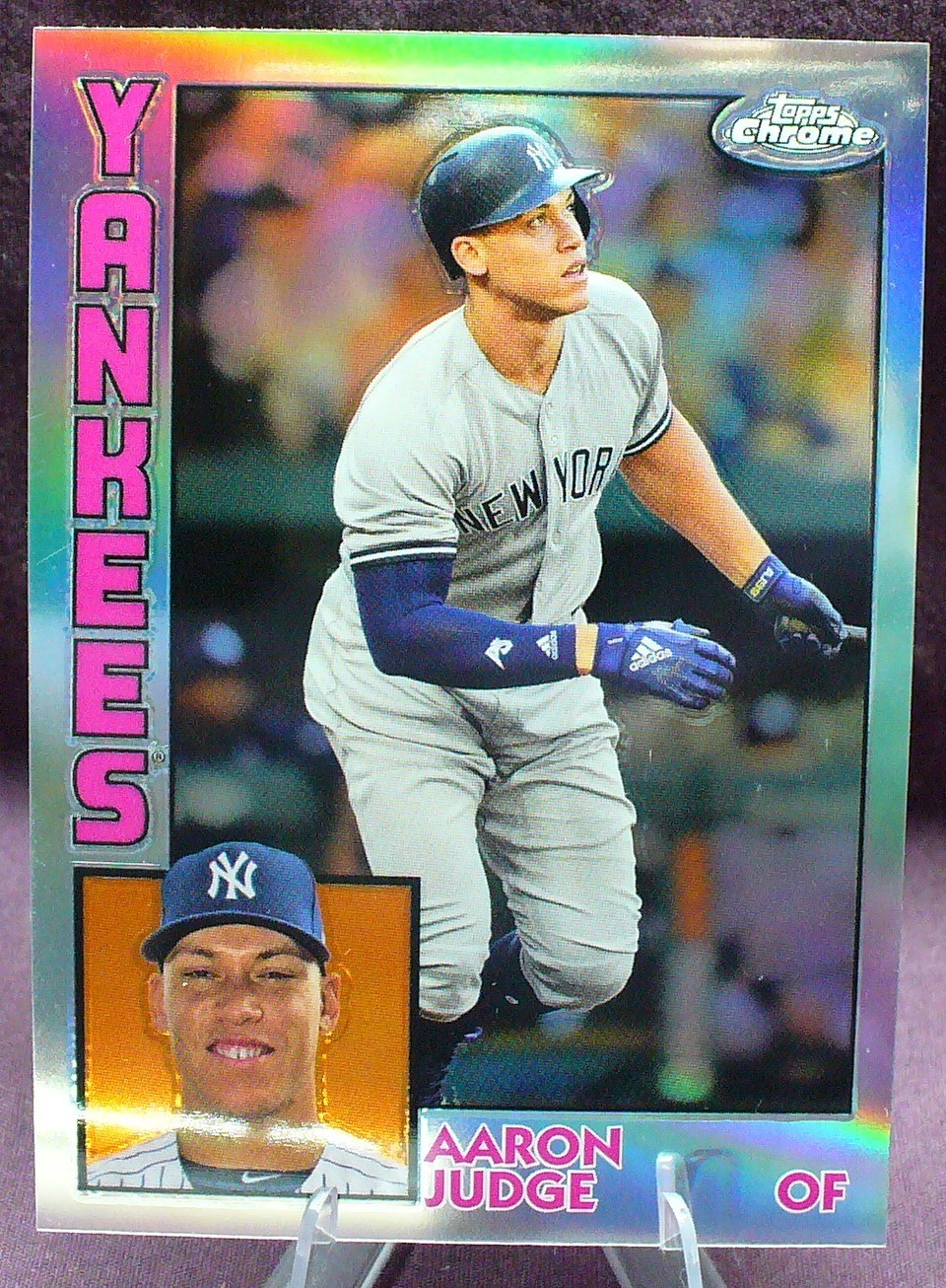 AARON JUDGE 2019 Topps Chrome #84TC-1 1984 Retro Design
