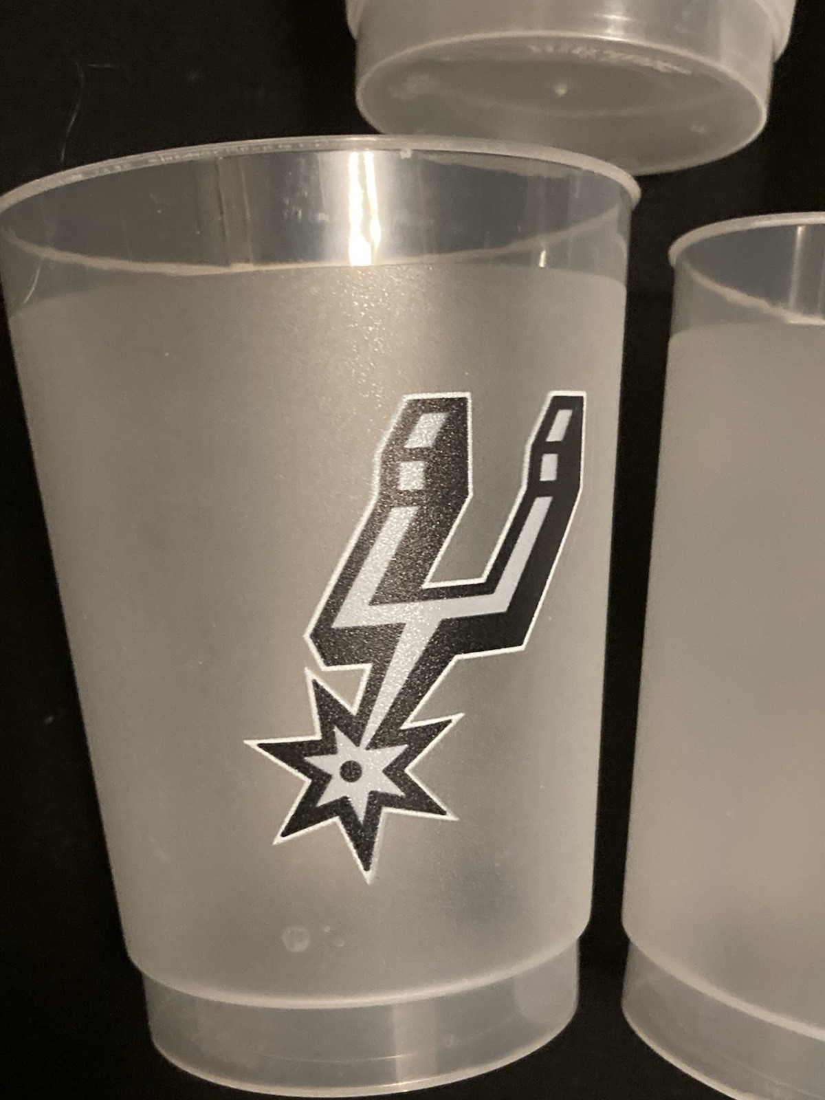 Plastic San Antonio Spurs Cups Souvenirs 2 Por Vida! Cups -20 oz, 5 -8 oz Cups