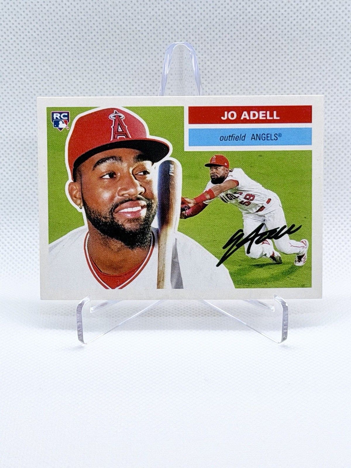Angels Rookie Jo Adell, 2021 Topps TBT #14, RC, Facsimile Auto