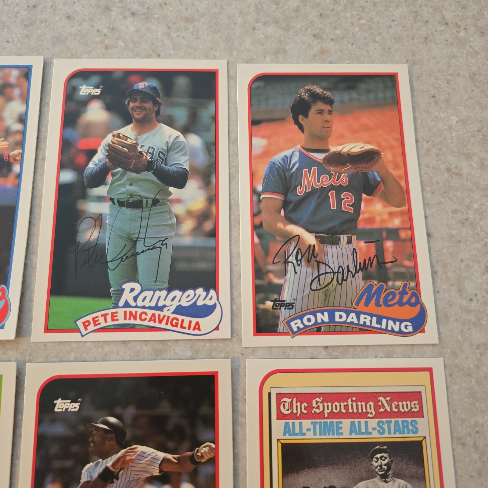 1989 Topps Talking Baseball Disk Singles Your Choice