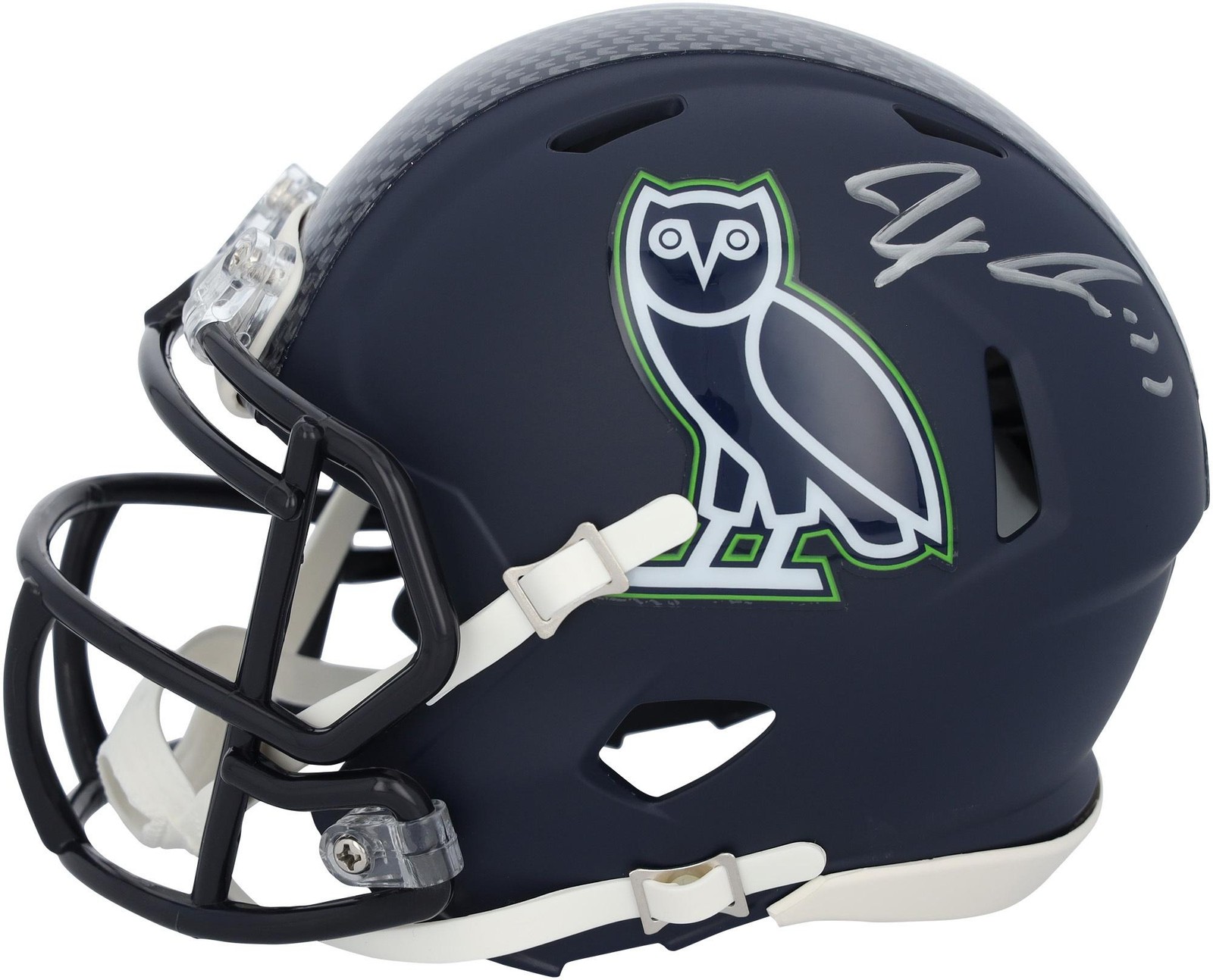 Jaxon Smith-Njigba Seattle Seahawks Autographed Riddell OVO Speed Mini Helmet