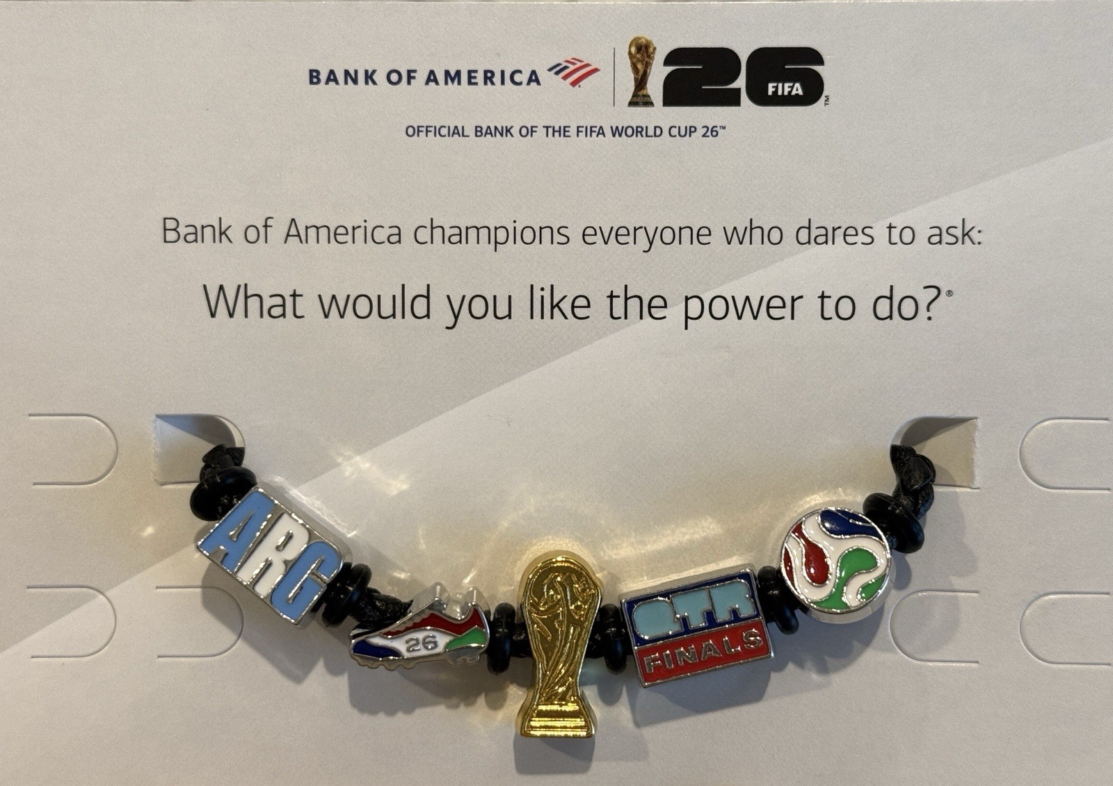 FIFA World Cup 2026 Charm Bracelet – Argentina Quarterfinal in Kansas City