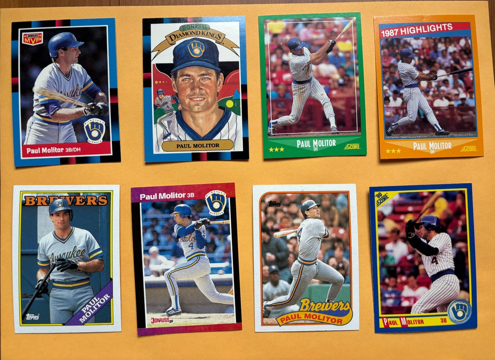 U Pick from 195 different Paul Molitor Oddball items 1979-1995