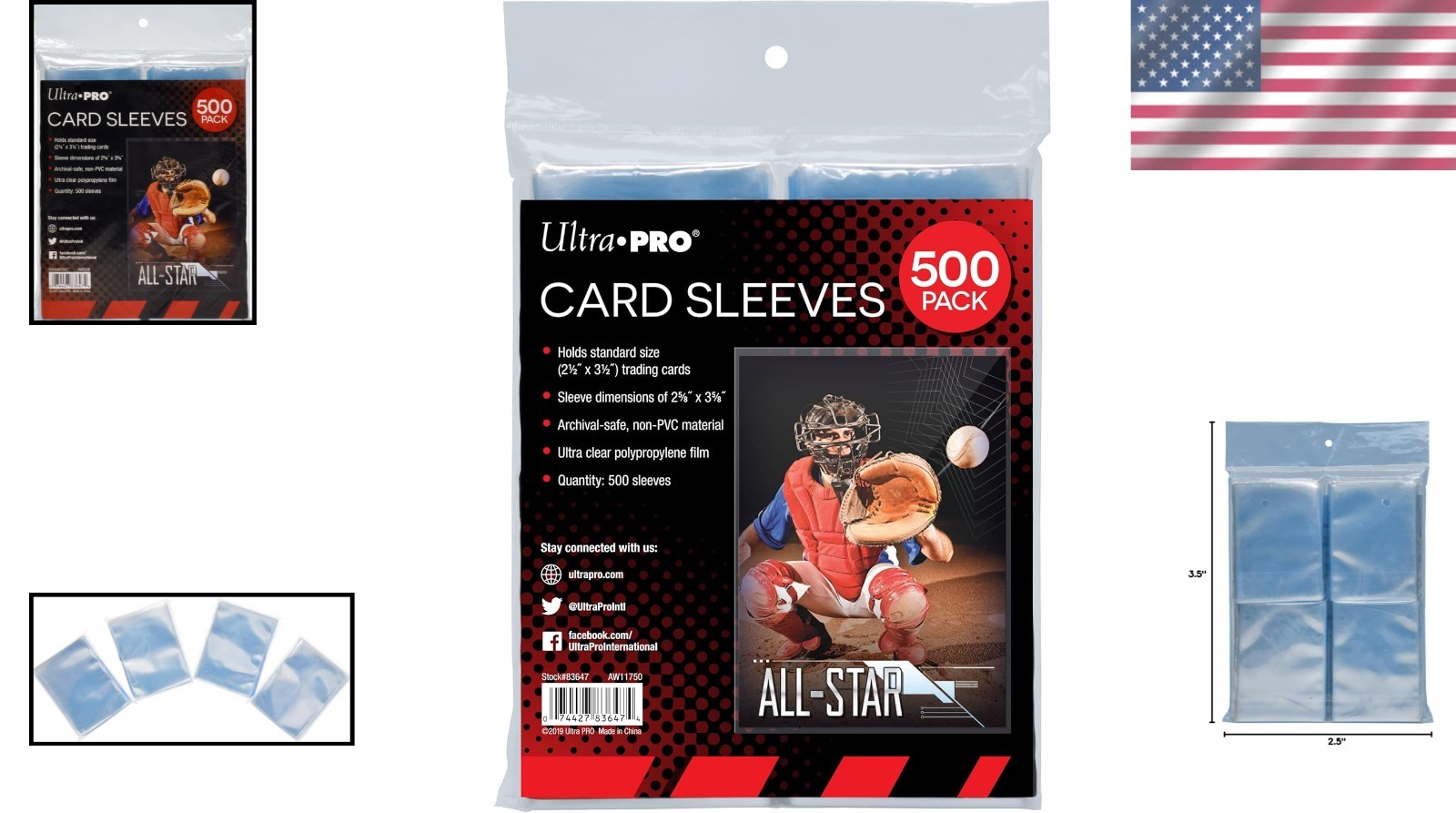 High-Transparency 500 Count Card Sleeves for Ultimate Collection Preservation
