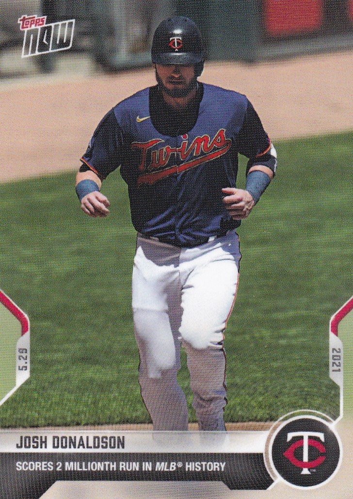2021 TOPPS NOW #281 JOSH DONALDSON- MINNESOTA TWINS