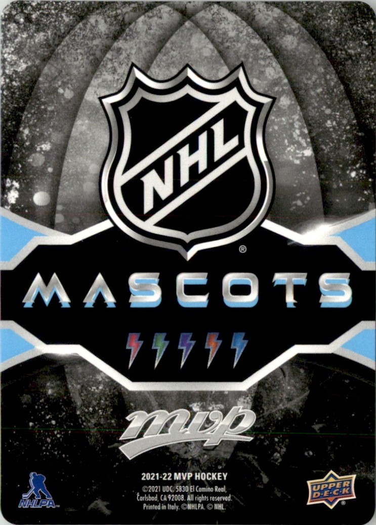 Sparky The Dragon 2021-22 Upper Deck MVP Mascots #M-19 New York Islanders