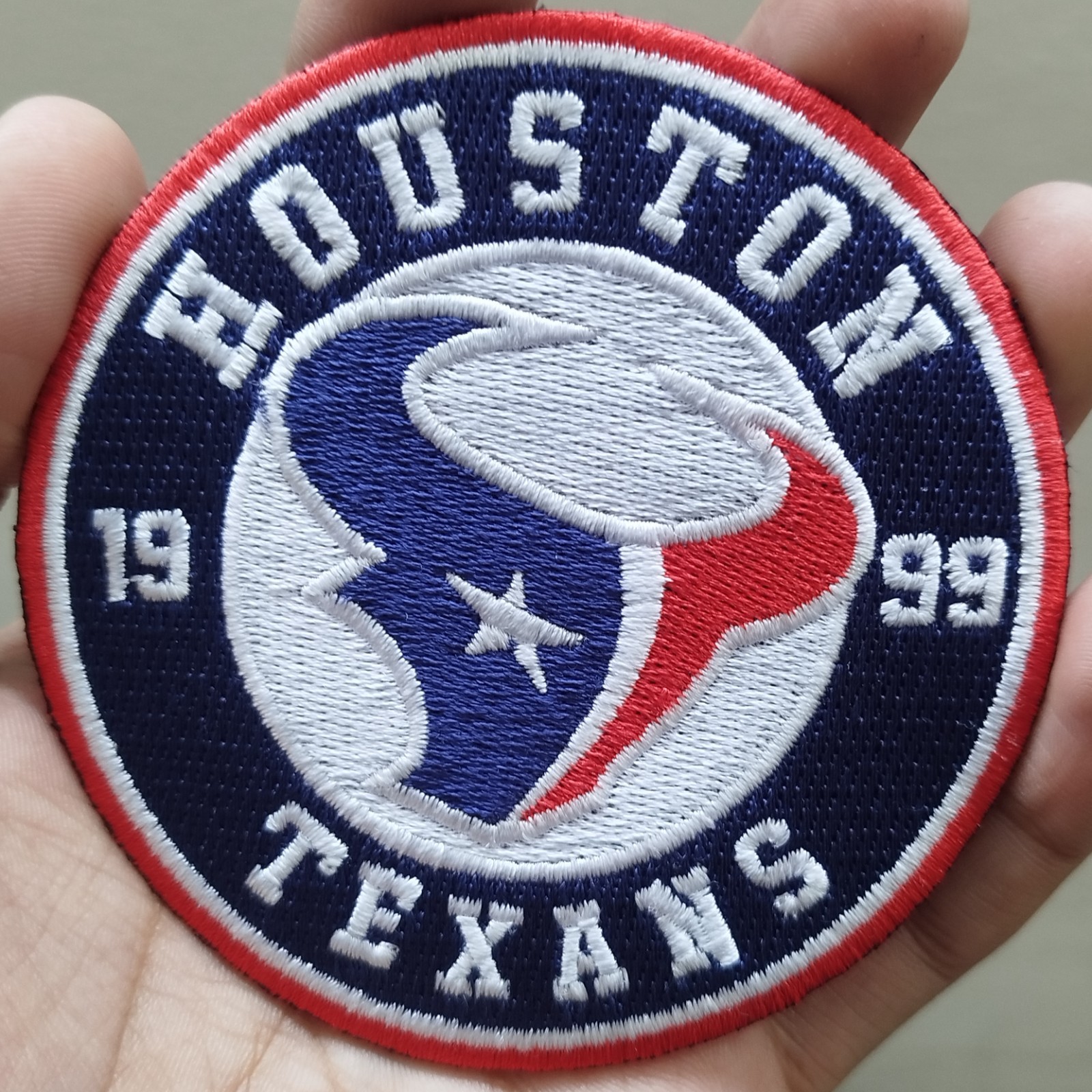 Houston Texans NFL Team Logo Iron On Patch – Sew Patch – Embroidered Patch