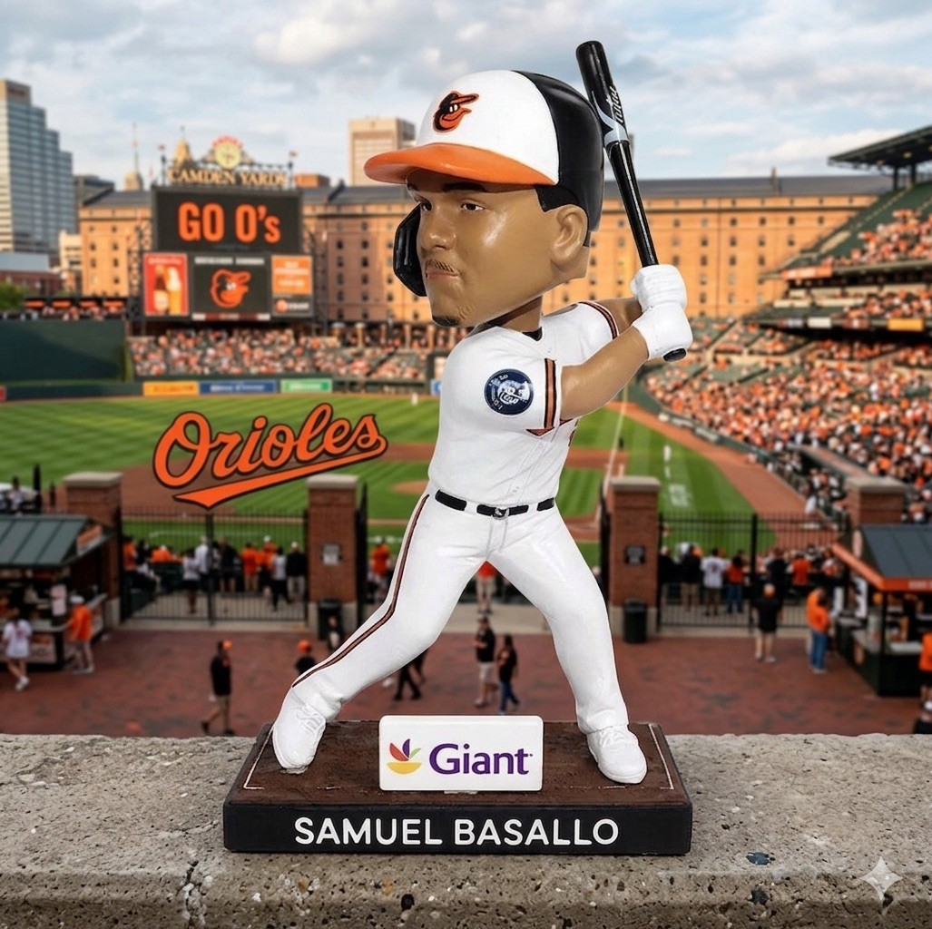 Samuel Basallo Baltimore Orioles Bobblehead SGA 5/23/2026 NIB