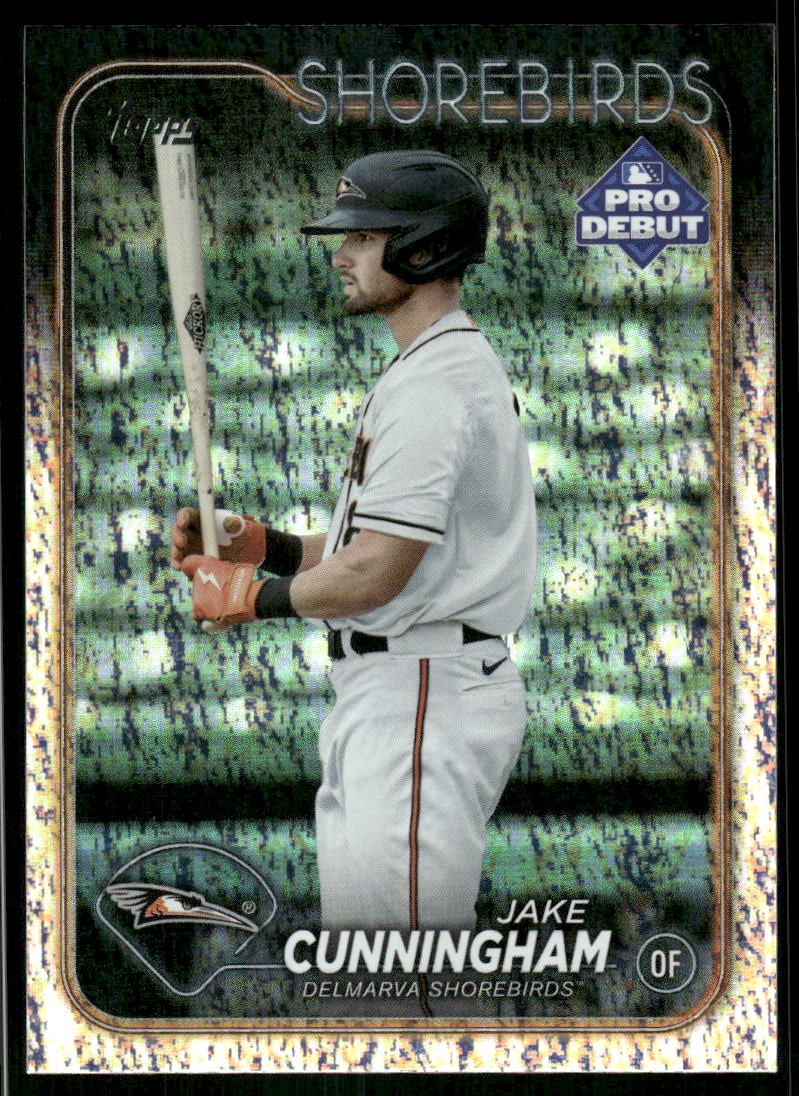2024 Topps Pro Debut #PD-14 Jake Cunningham Sparkle Foil #/175
