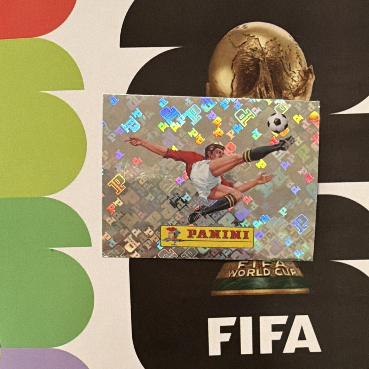 Panini FIFA World Cup Qatar 2022 Logo Sticker #00 Hologram Non-Stuck