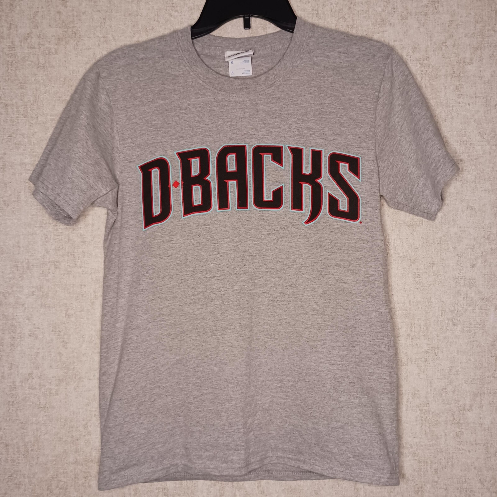 Majestic Arizona Diamondbacks Short Sleeve T Shirt Youth Large Gray MLB New