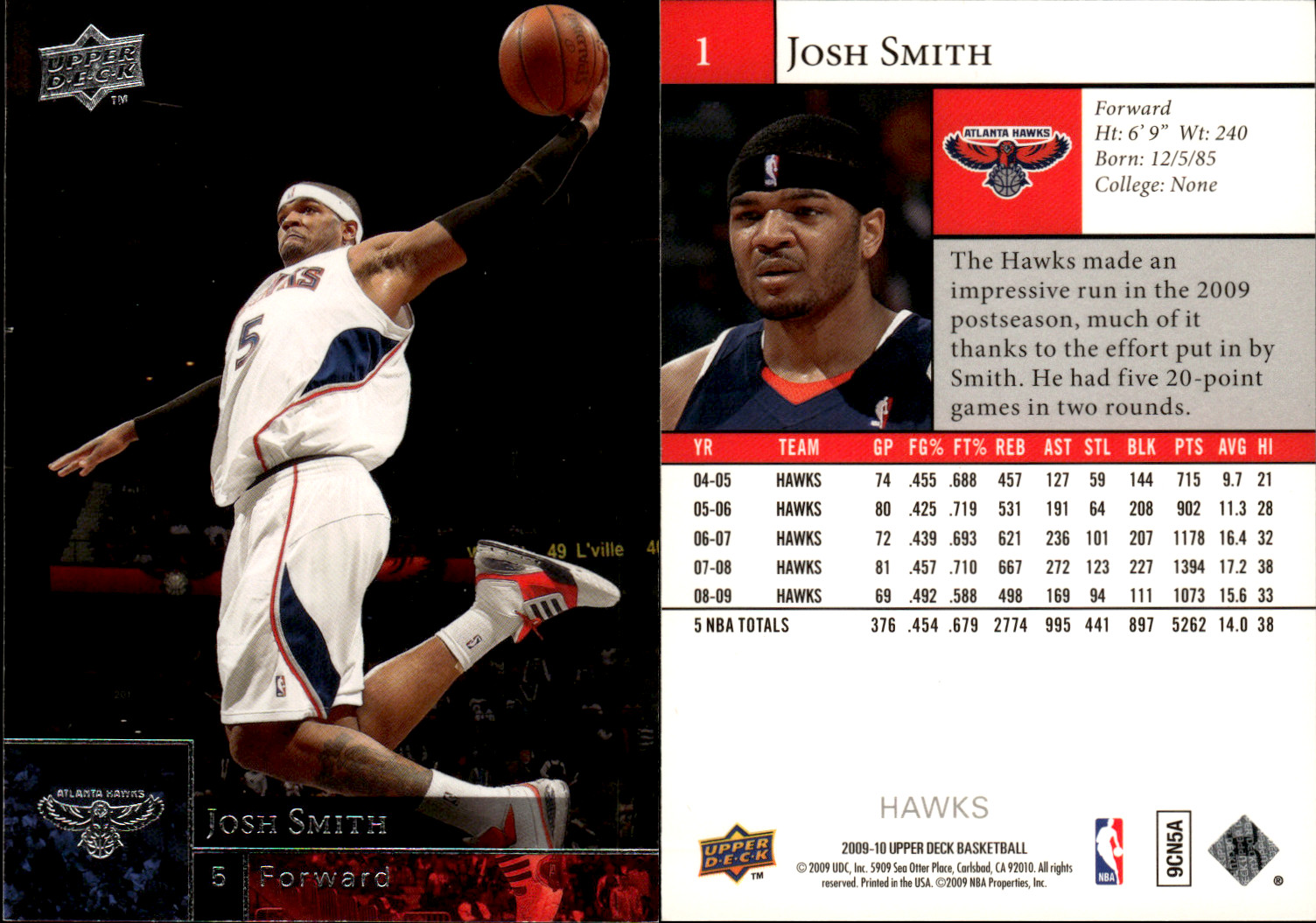 2009-10 Upper Deck Basketball Base #1-295 ~ Choose Your Card