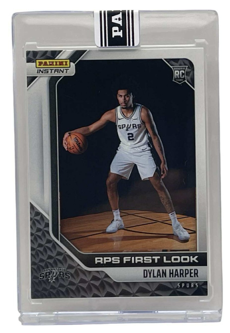 2025 Panini Instant NBA RPS First Look #1 Dylan Harper Spurs Rookie Card (RC)