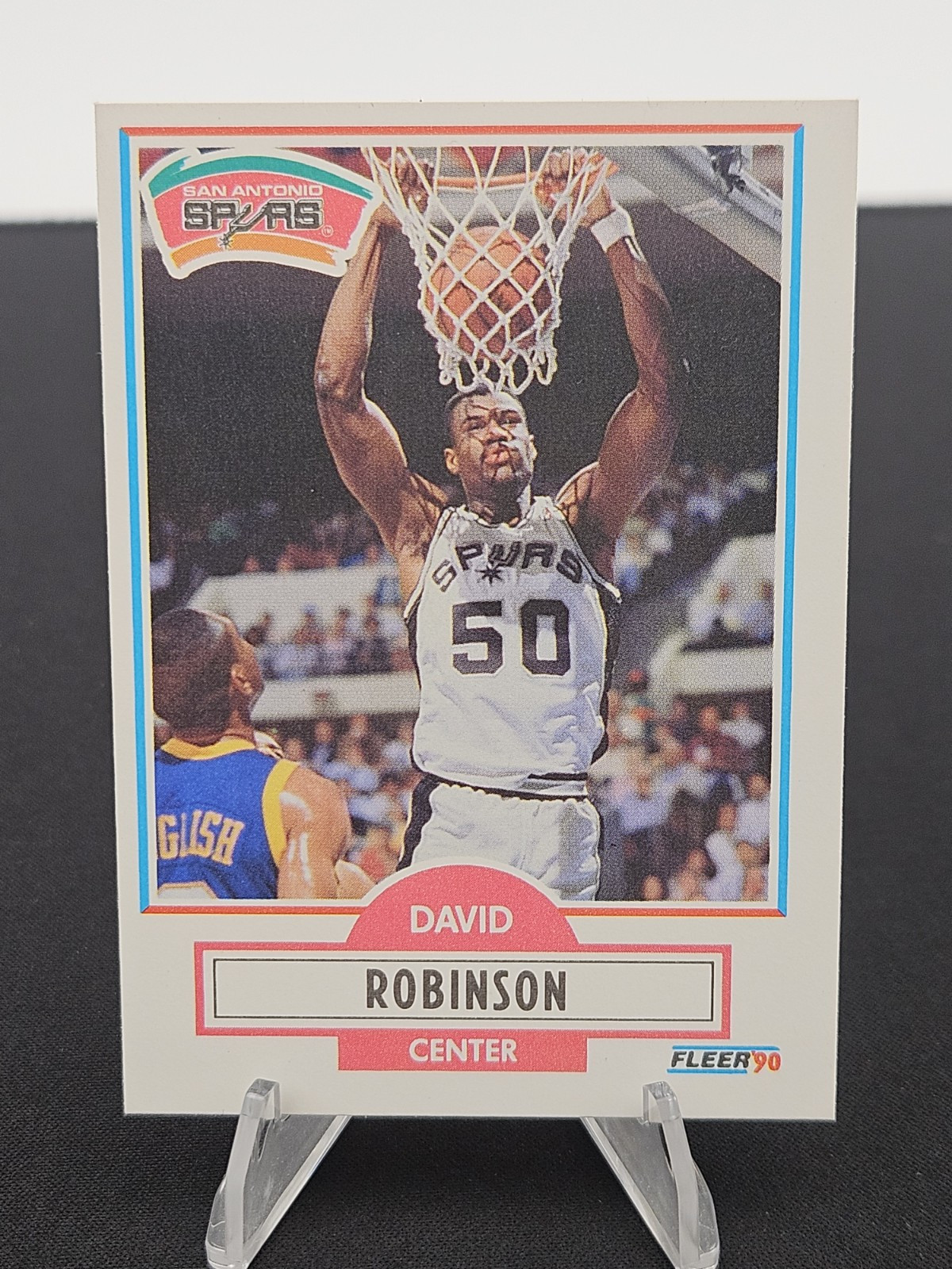 1990-91 Fleer Basketball #172 David Robinson San Antonio Spurs NBA