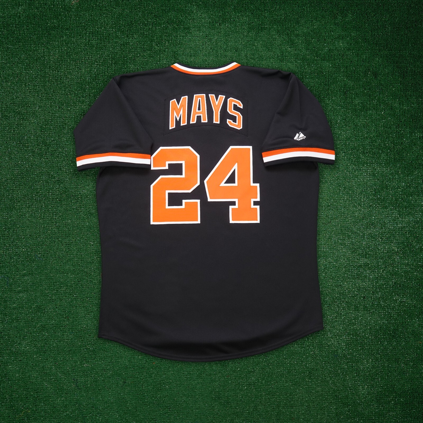 Willie Mays 1982 San Francisco Giants Cooperstown Men’s Road Black Jersey