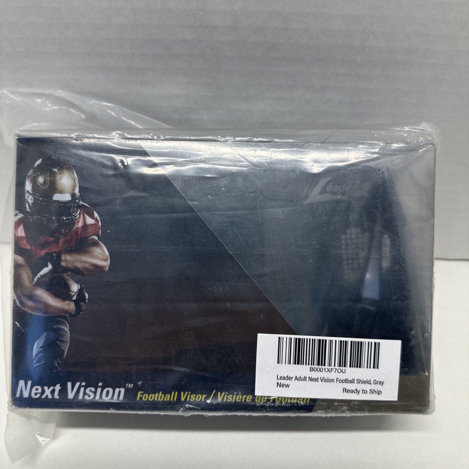 LEADER Adult Next Vision Football Helmet Visor Eye Shield – Gray New!