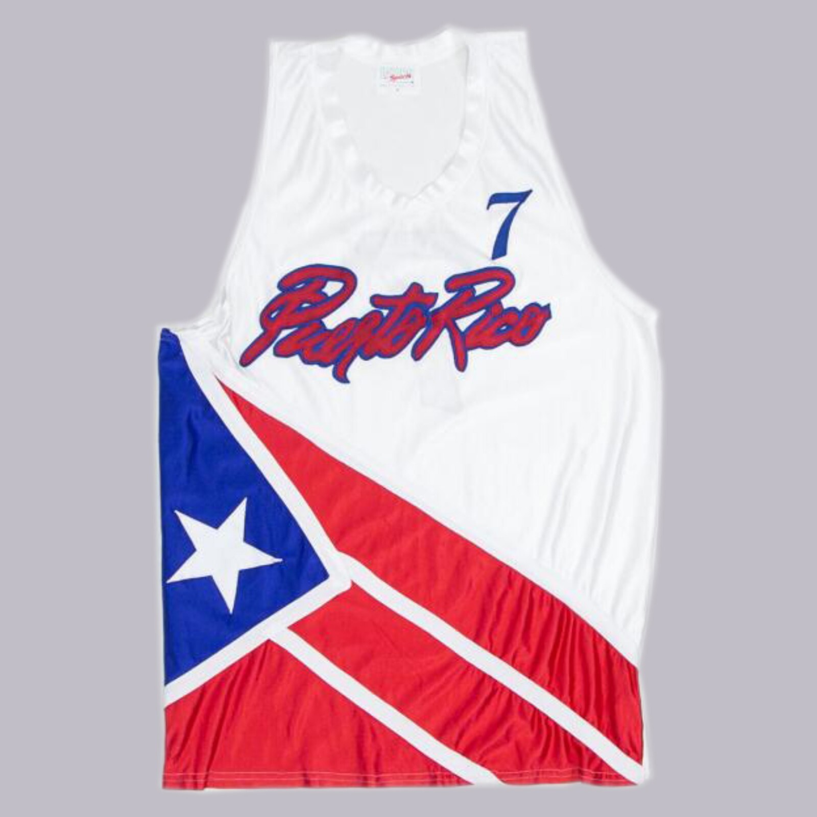 2004 Arroyo #7 Casiano #5 Team Puerto Rico Basketball Jersey White Sewn