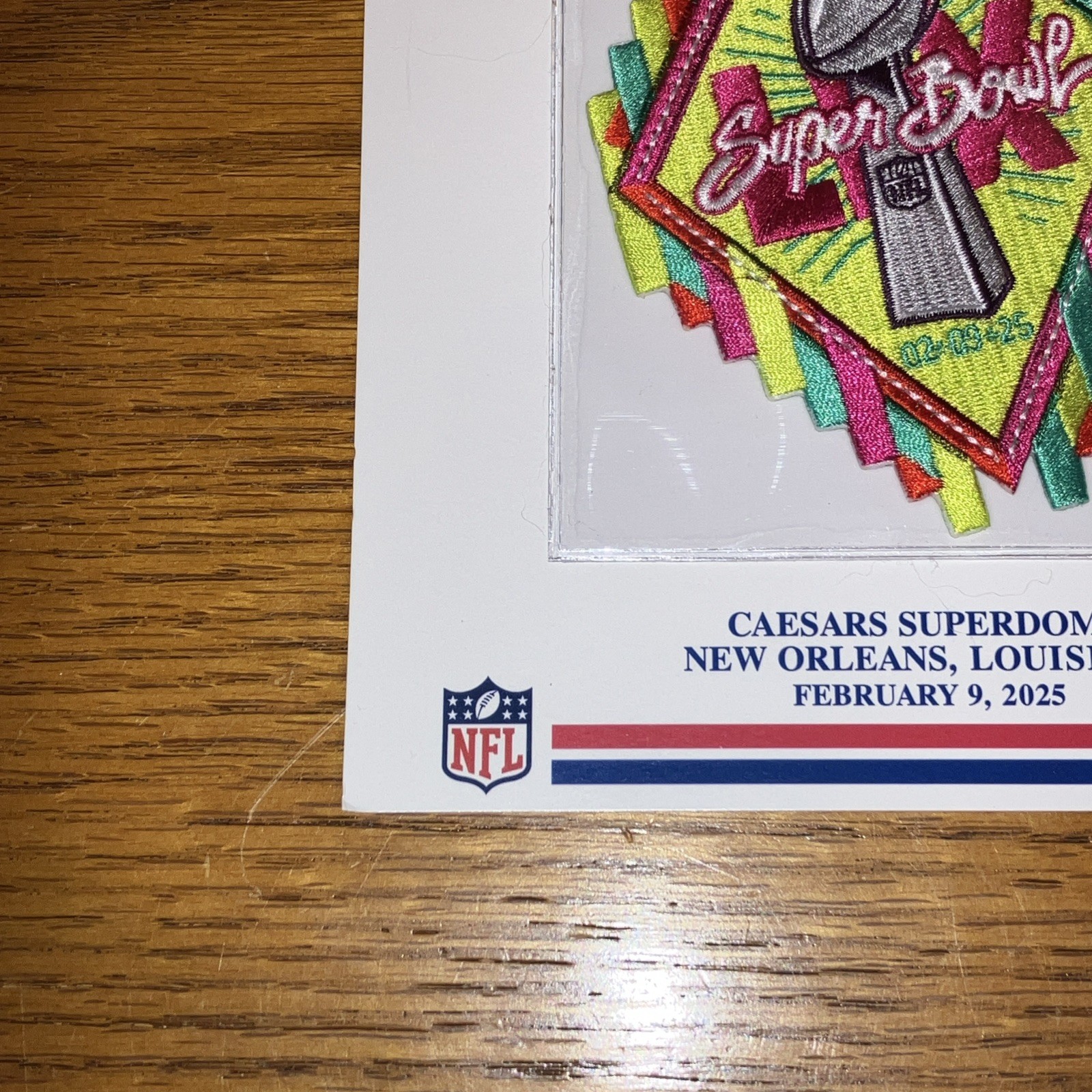 **Willabee & Ward, SUPER BOWL LIX (59) Eagles Patch/Stat Card: LOOK!!!**