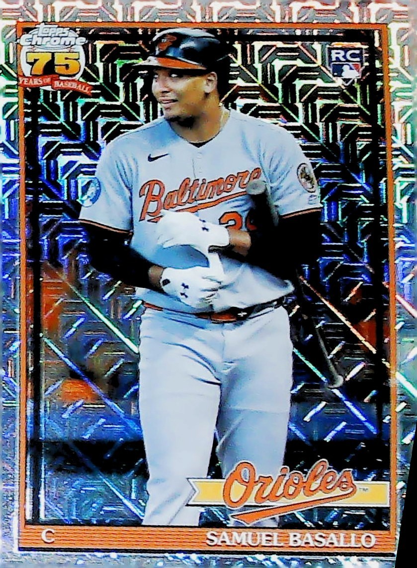 2026 TOPPS SERIES 1 SILVER PACK 1991 CHROME MOJO 91C-30 SAMUEL BASALLO ORIOLES
