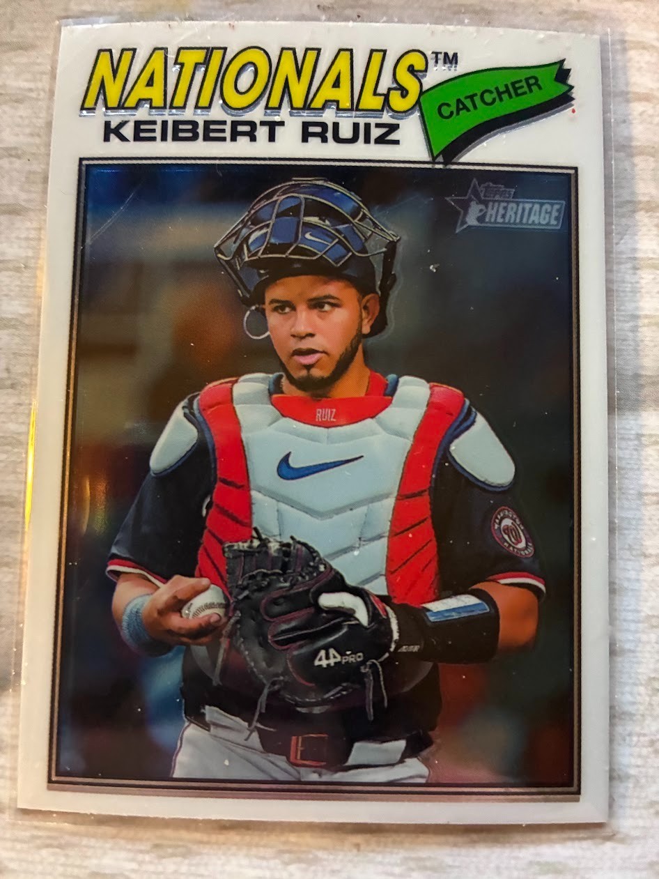 2026 Topps Heritage #201 Keibert Ruiz Chrome