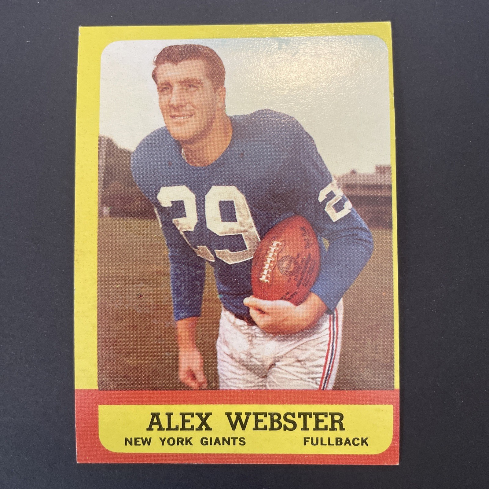 1963 Topps – Alex Webster #51