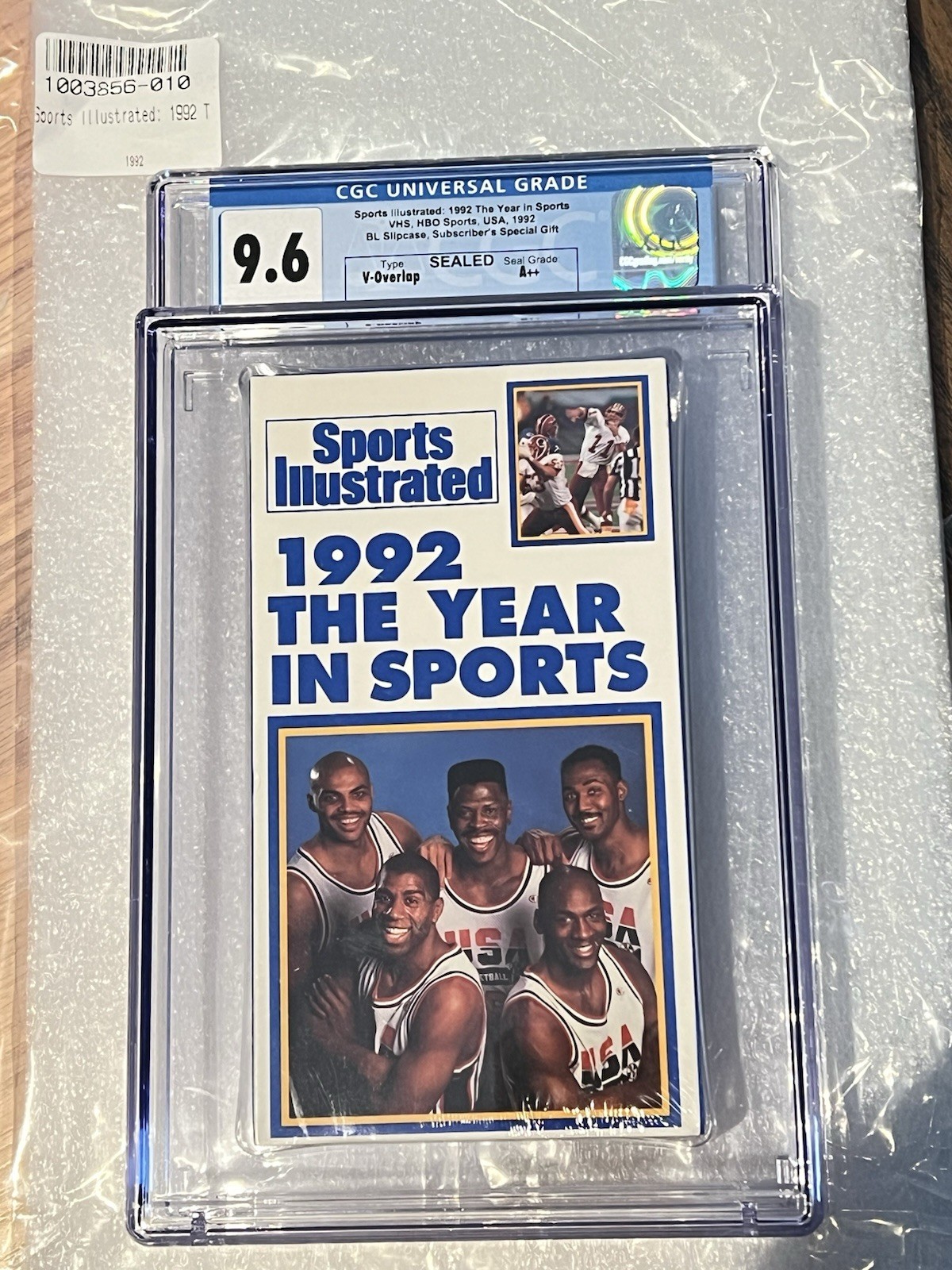 Sports Illustrated 1992 The Year In Sports VHS Michael Jordan Dream Team CGC 9.6