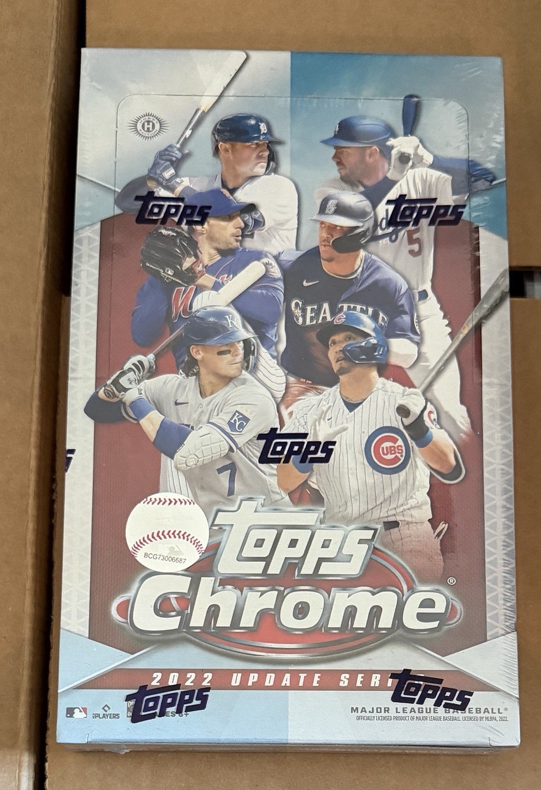 💥2022 Topps Chrome Update💥 Baseball Hobby box – 24 Packs Per Box