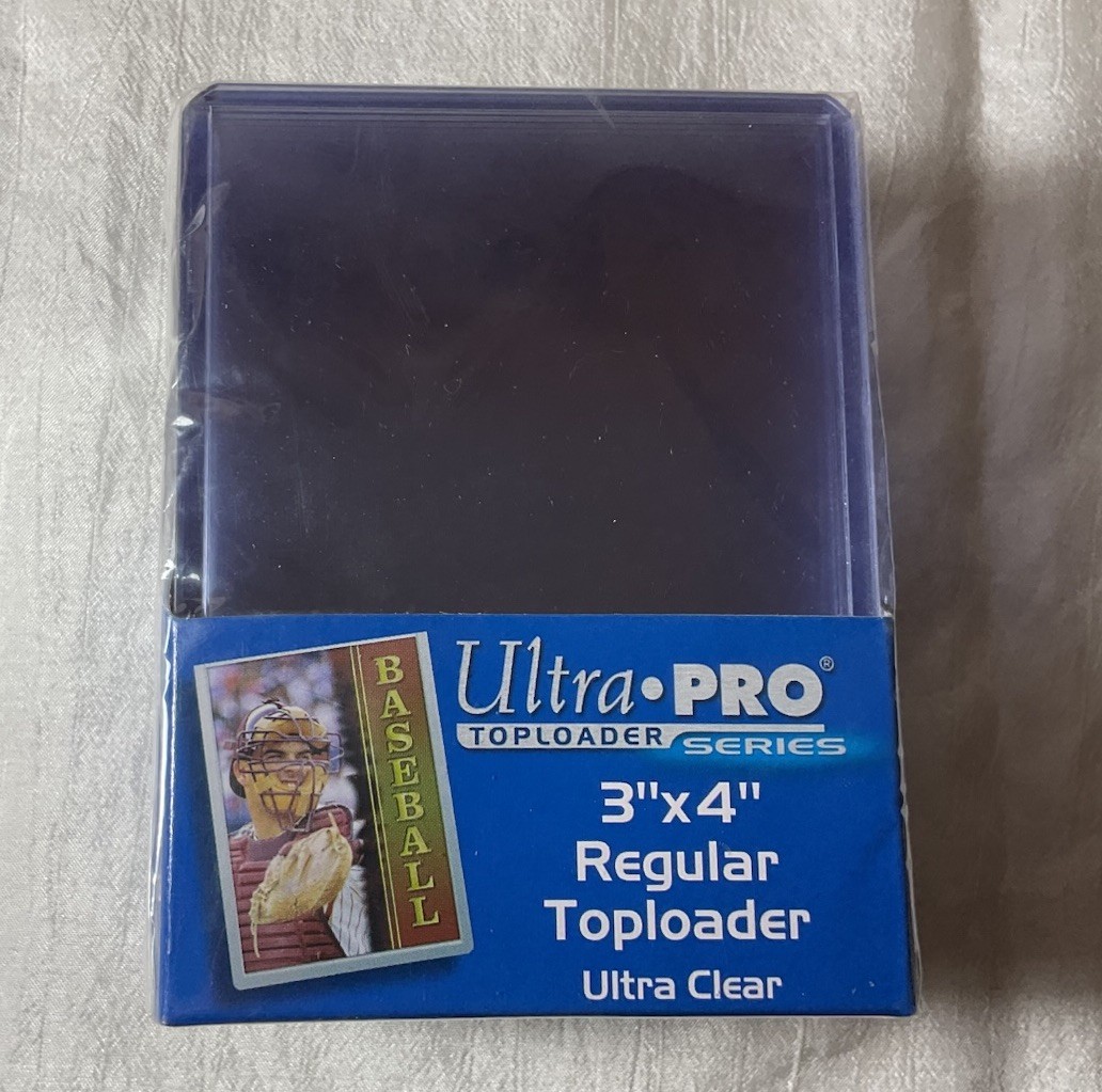 Ultra PRO 3″ x 4″ Regular Toploader – 25 Pack SEALED Free Shipping