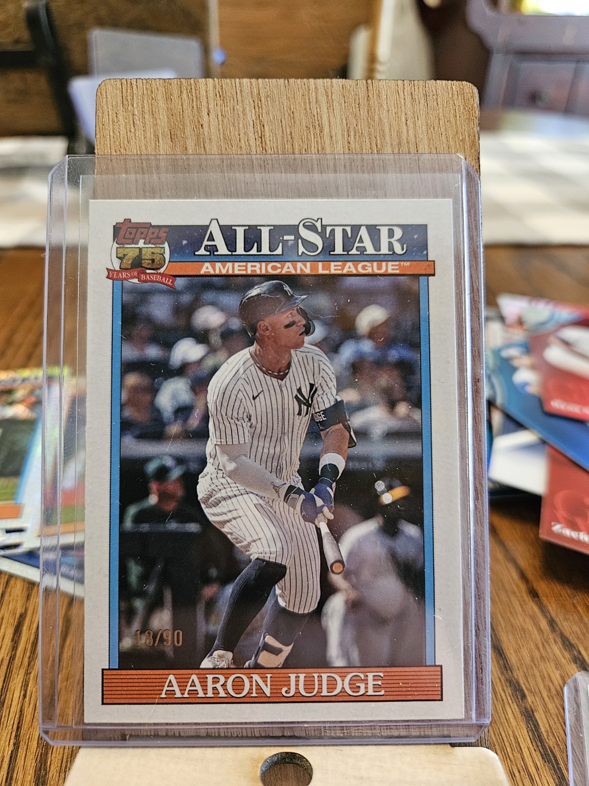2026 Topps Series 2 Aaron Judge #91AS-1 The Real One /90 – 1991 Topps All-Stars