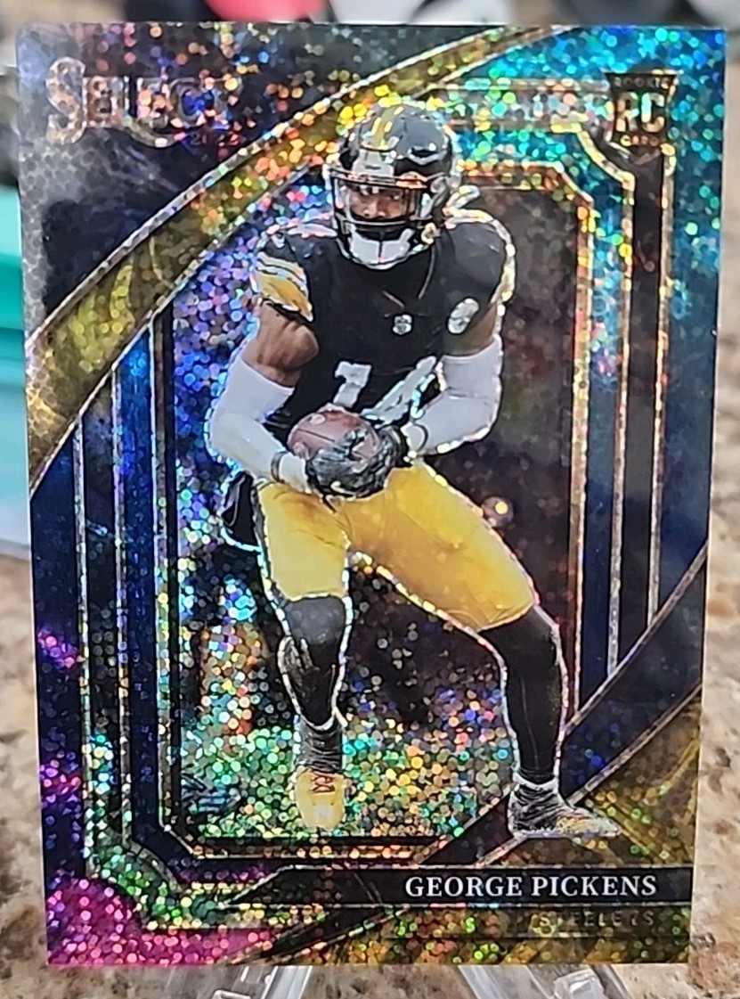 2022 Panini Select – Suite Level George Pickens #343 Cosmic Prizm (RC)