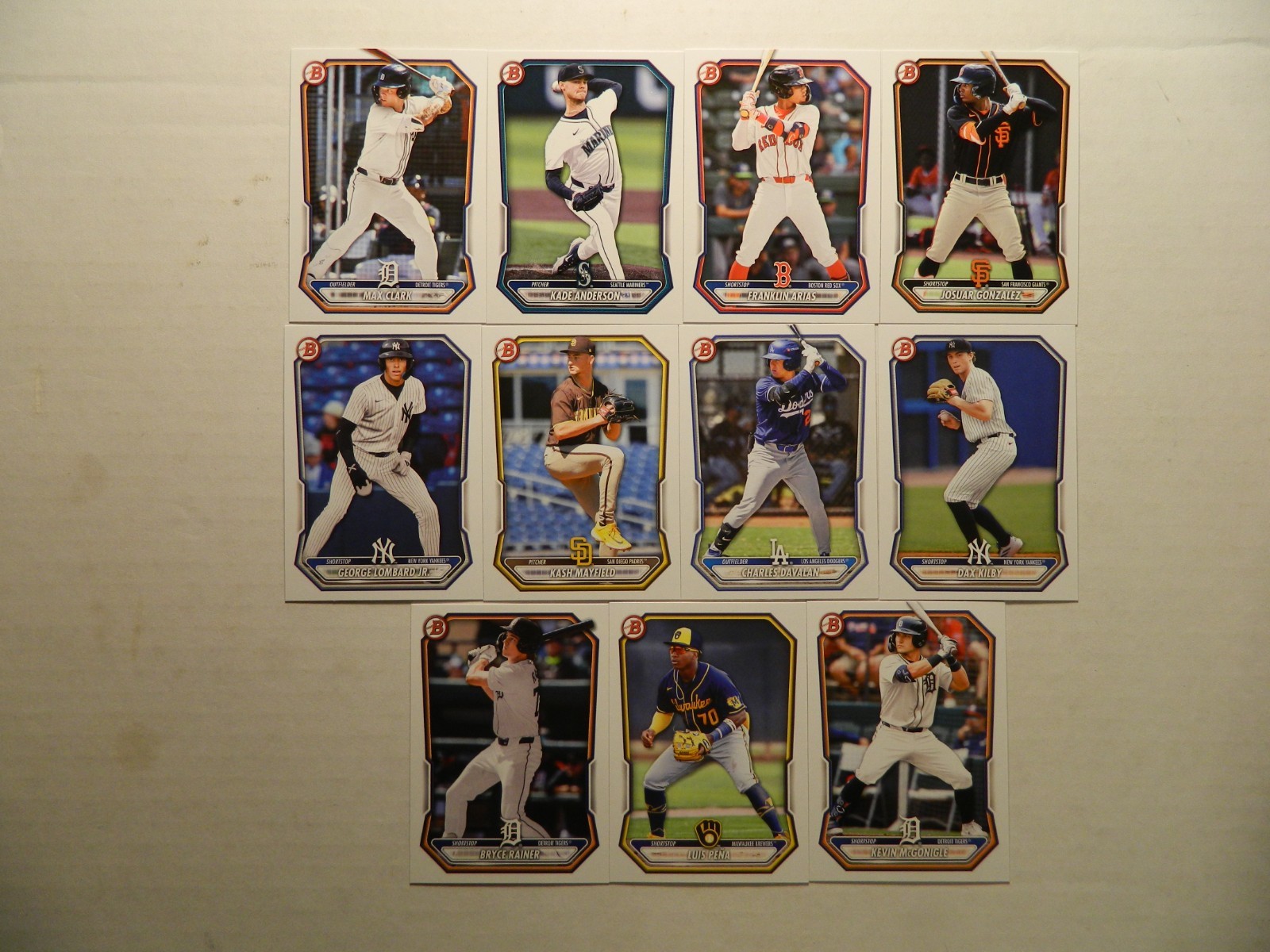 2026 Bowman Base, BP & Chrome BCP. Base & Chrome 1st & Insert cards U Pick