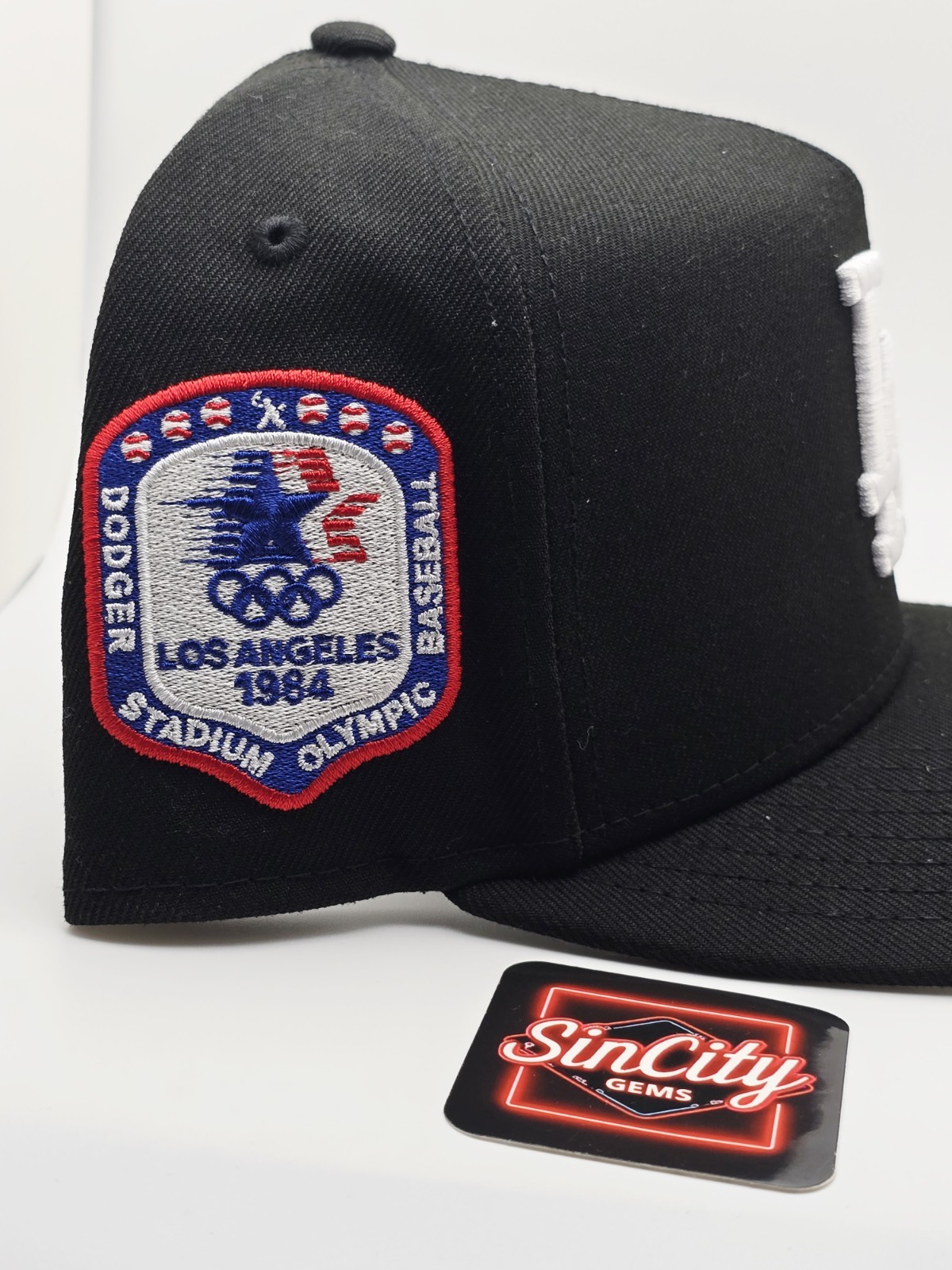 New Era LA Dodgers 1984 Olympic Baseball Black 9Fifty A-frame Snapback Hat Cap