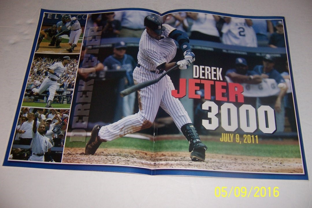 2011 Collectors Edition DEREK JETER No Label #3000 HITS News Stand 60+ Pages