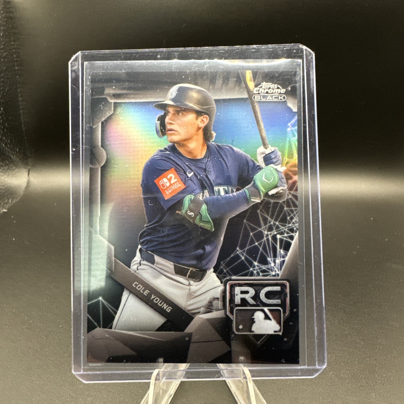2026 Topps Chrome Black Cole Young RC Variation SP