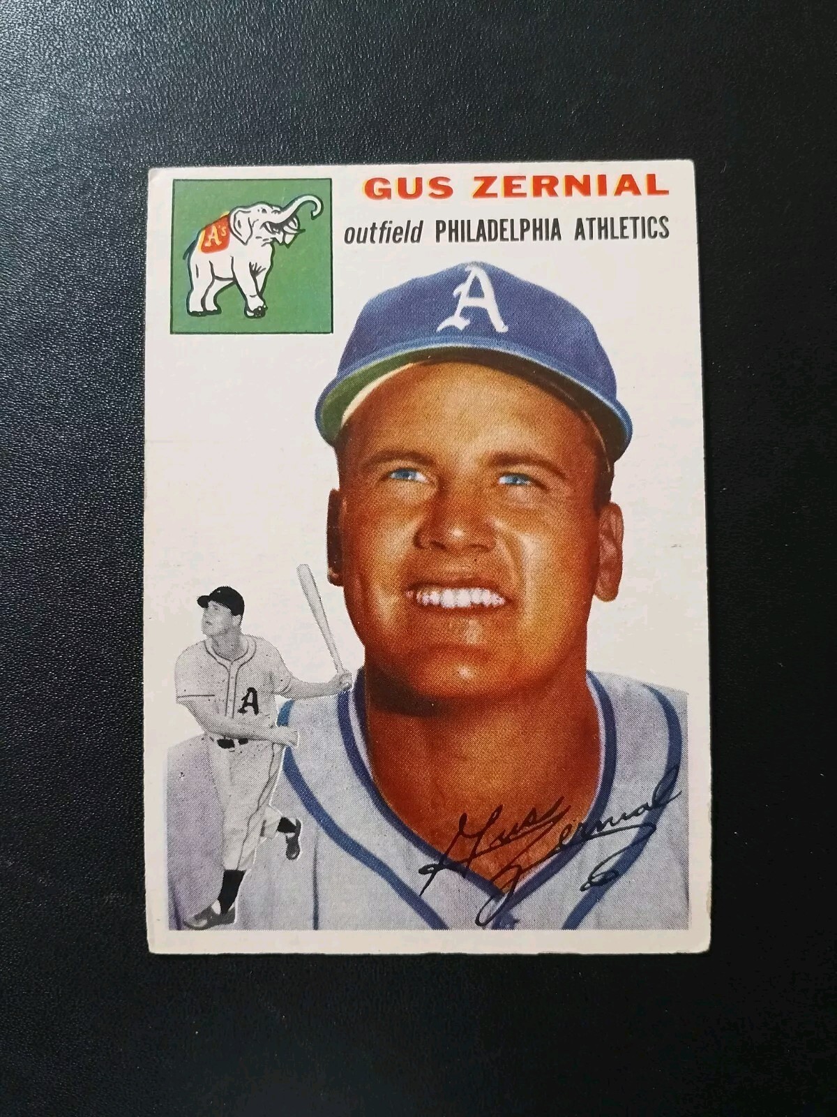 1954 Topps # 2 Gus Zernial No Creases No Wrinkles Free Shipping