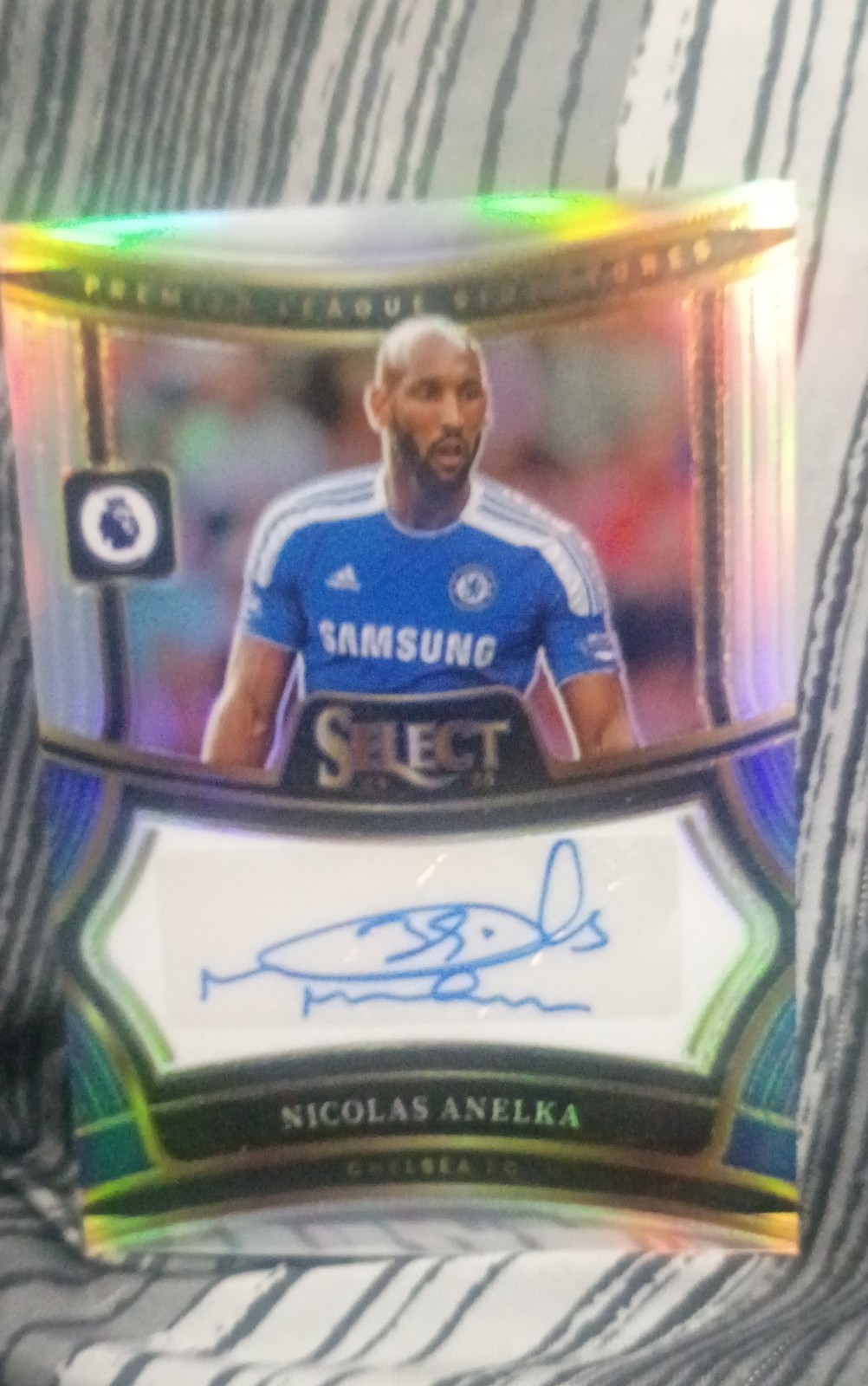 Nicolas Anelka #S-NA 2024-25 Select Premier League Signatures Chelsea FS-1