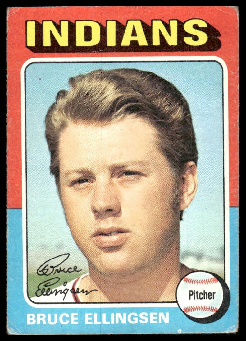 Bruce Ellingsen RC 1975 Topps #288 Cleveland Indians